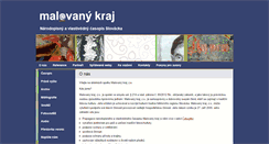 Desktop Screenshot of malovanykraj.cz